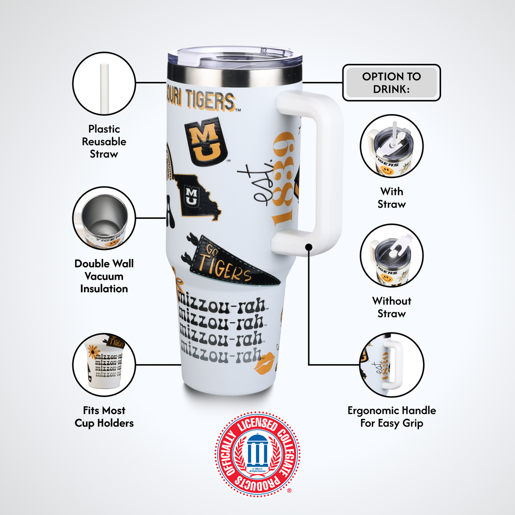 40oz Team Spirit Tumblers I |  University Of Missouri