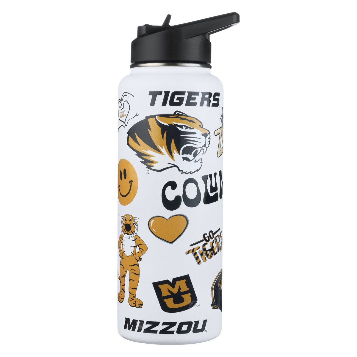 34oz Team Spirit Water Bottle I |  University Of Missouri