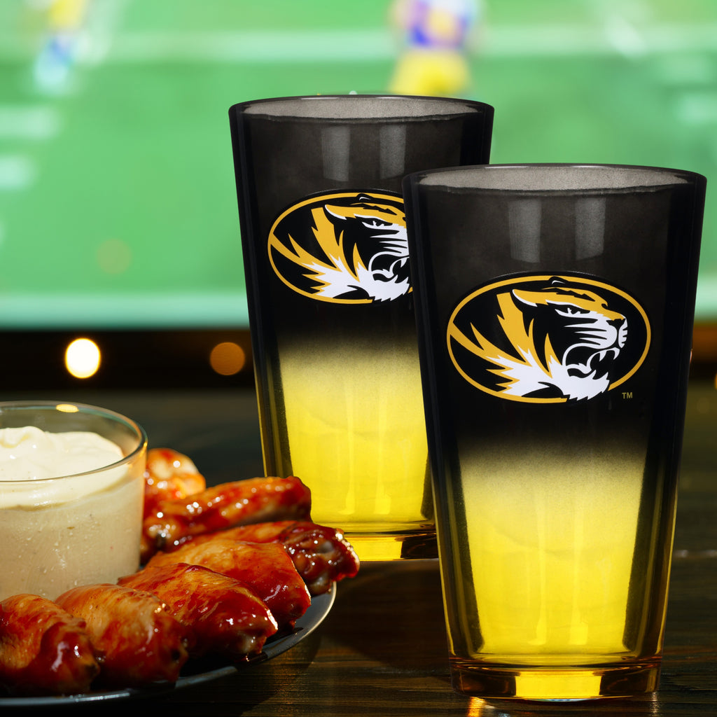 2-Pack Ombre Pint Glasses I |  University Of Missouri