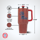 40oz TC Bling Game Tumbler w/ Vintage logo I |  University Of Mississippi