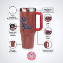40oz TC Bling Game Tumbler w/ Vintage logo I |  University Of Mississippi