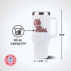 40oz Bling Colossal Tumbler | Ole Miss