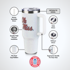 40oz Bling Colossal Tumbler | Ole Miss