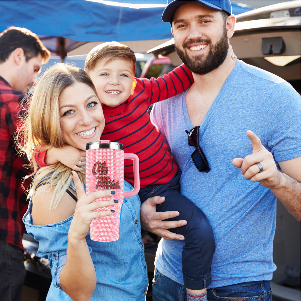 40oz Pink Bing Tumbler I |  University Of Mississippi