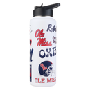 34oz Team Spirit Water Bottle I |  University Of Mississippi