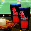 2-Pack Ombre Pint Glasses I |  University Of Mississippi