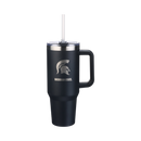 40oz Black Tumbler Lazer Engraved I |  Michigan State University