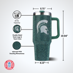40oz TC Bling Game Tumbler w/ Vintage logo I |  Michigan State University