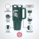 40oz TC Bling Game Tumbler w/ Vintage logo I |  Michigan State University