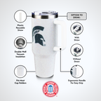 40oz Bling Colossal Tumbler | Michigan State University