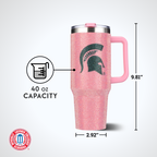 40oz Pink Bing Tumbler I |  Michigan State University