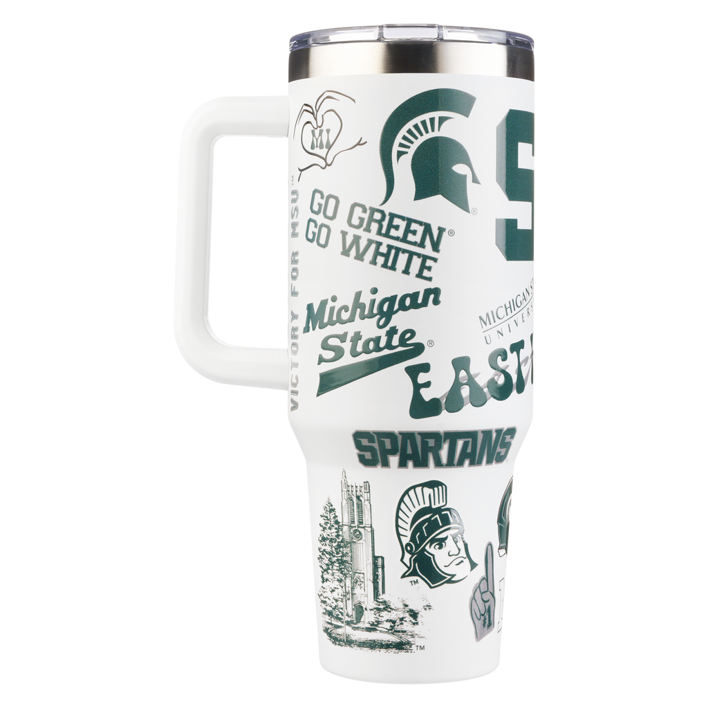 40oz Team Spirit Tumblers I |  Michigan State University
