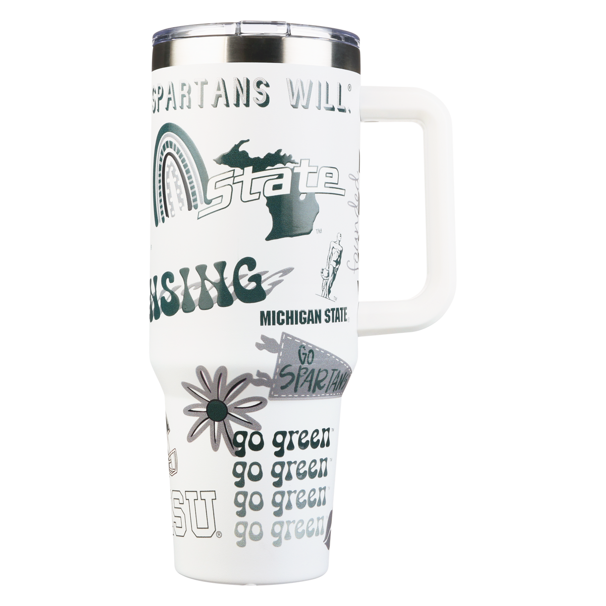 40oz Team Spirit Tumblers I |  Michigan State University