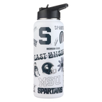 34oz Team Spirit Water Bottle I |  Michigan State University