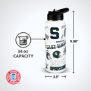 34oz Team Spirit Water Bottle I |  Michigan State University