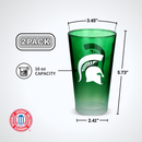 2-Pack Ombre Pint Glasses I |  Michigan State University