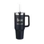 40oz Black Tumbler Lazer Engraved I |  University Of Nebraska, Lincoln