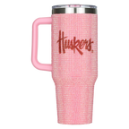 40oz Pink Bing Tumbler I | University Of Nebraska