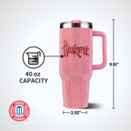 40oz Pink Bing Tumbler I | University Of Nebraska