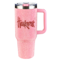 40oz Pink Bing Tumbler I | University Of Nebraska