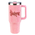 40oz Pink Bing Tumbler I | University Of Nebraska