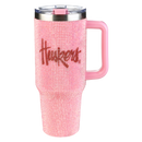 40oz Pink Bing Tumbler I | University Of Nebraska