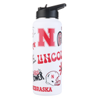 34oz Team Spirit Water Bottle I |  University Of Nebraska