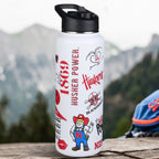 34oz Team Spirit Water Bottle I |  University Of Nebraska