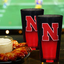 2-Pack Ombre Pint Glasses I |  University Of Nebraska, Lincoln