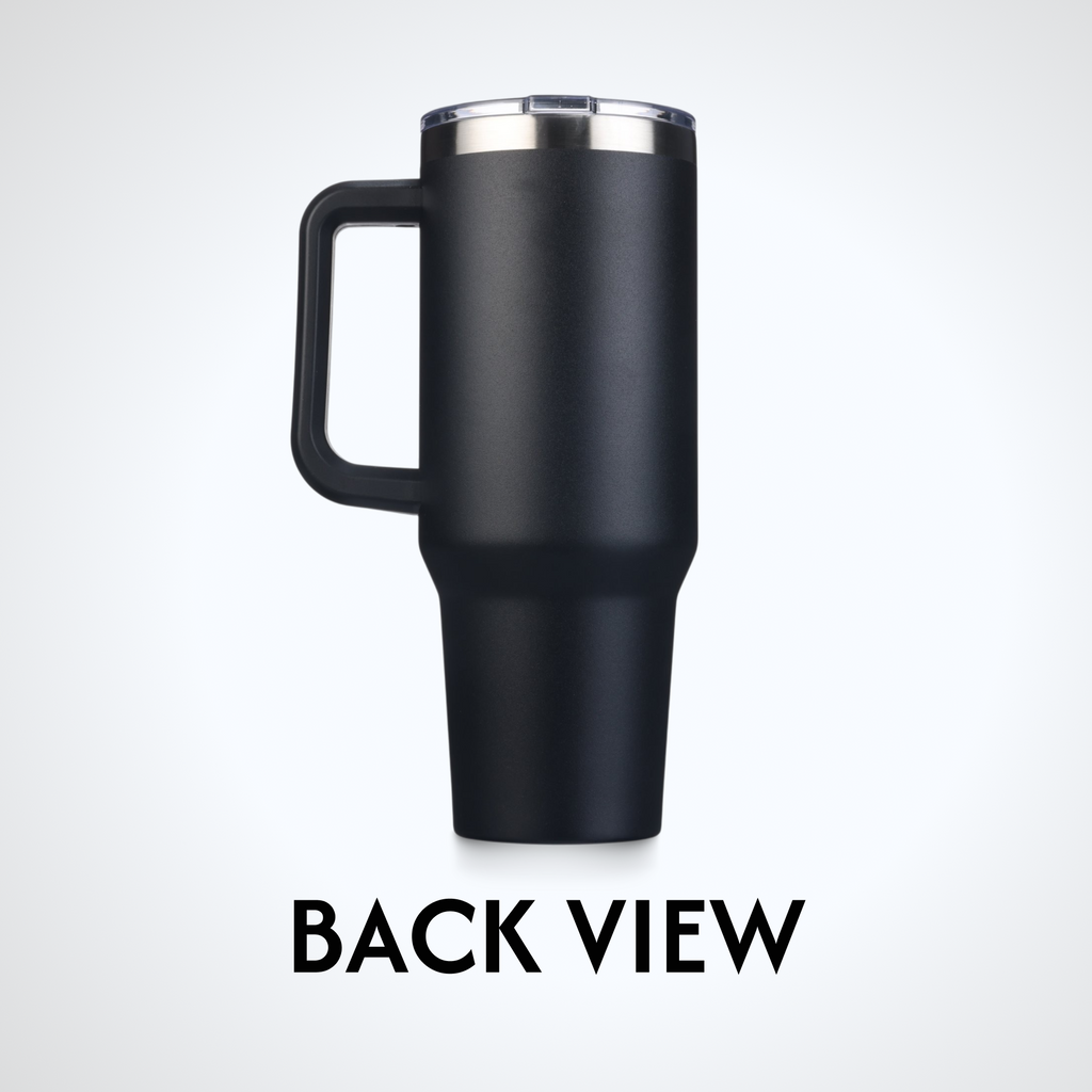 40oz Black Tumbler Lazer Engraved I |  University Of Oklahoma