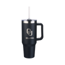 40oz Black Tumbler Lazer Engraved I |  University Of Oklahoma