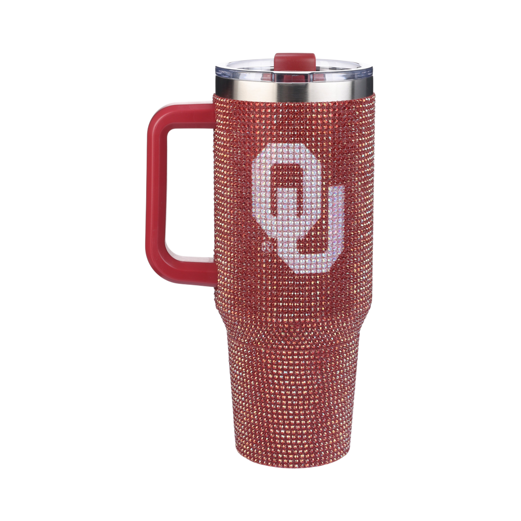 40oz TC Bling Game Tumbler w/ Vintage logo I |  University Of Oklahoma