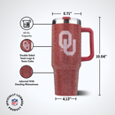 40oz TC Bling Game Tumbler w/ Vintage logo I |  University Of Oklahoma