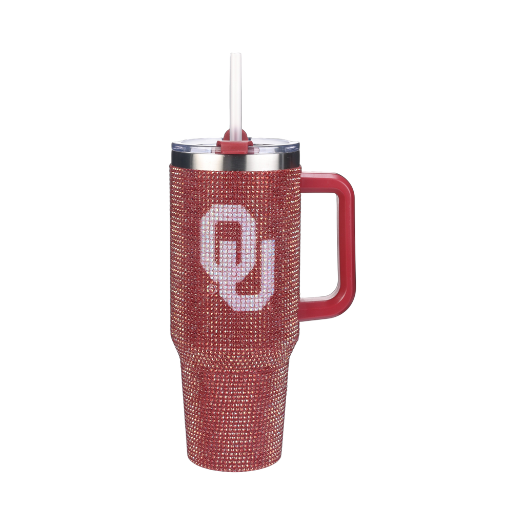 40oz TC Bling Game Tumbler w/ Vintage logo I |  University Of Oklahoma