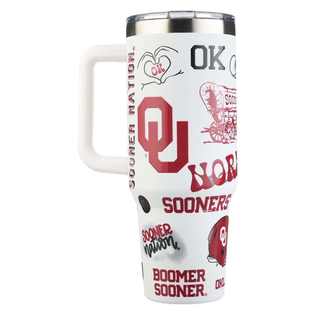 40oz Team Spirit Tumblers I |  University Of Oklahoma