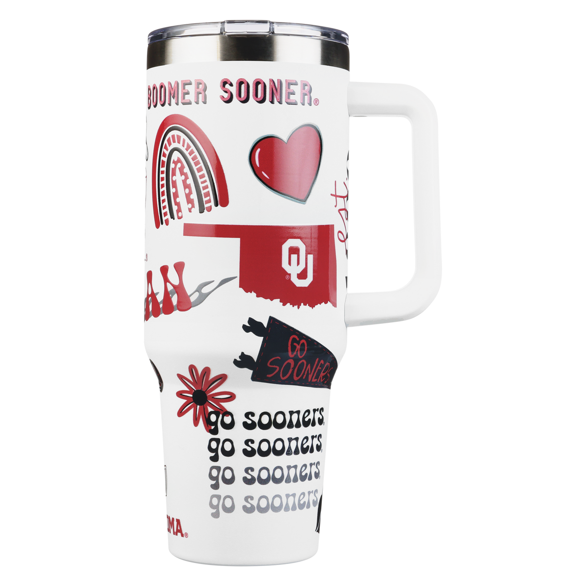 40oz Team Spirit Tumblers I |  University Of Oklahoma