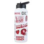 34oz Team Spirit Water Bottle I |  University Of Oklahoma