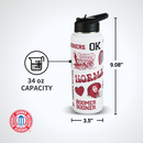 34oz Team Spirit Water Bottle I |  University Of Oklahoma