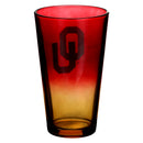 2-Pack Ombre Pint Glasses I |  University Of Oklahoma