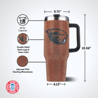 40oz TC Bling Game Tumbler w/ Vintage logo I |  Oregon State University