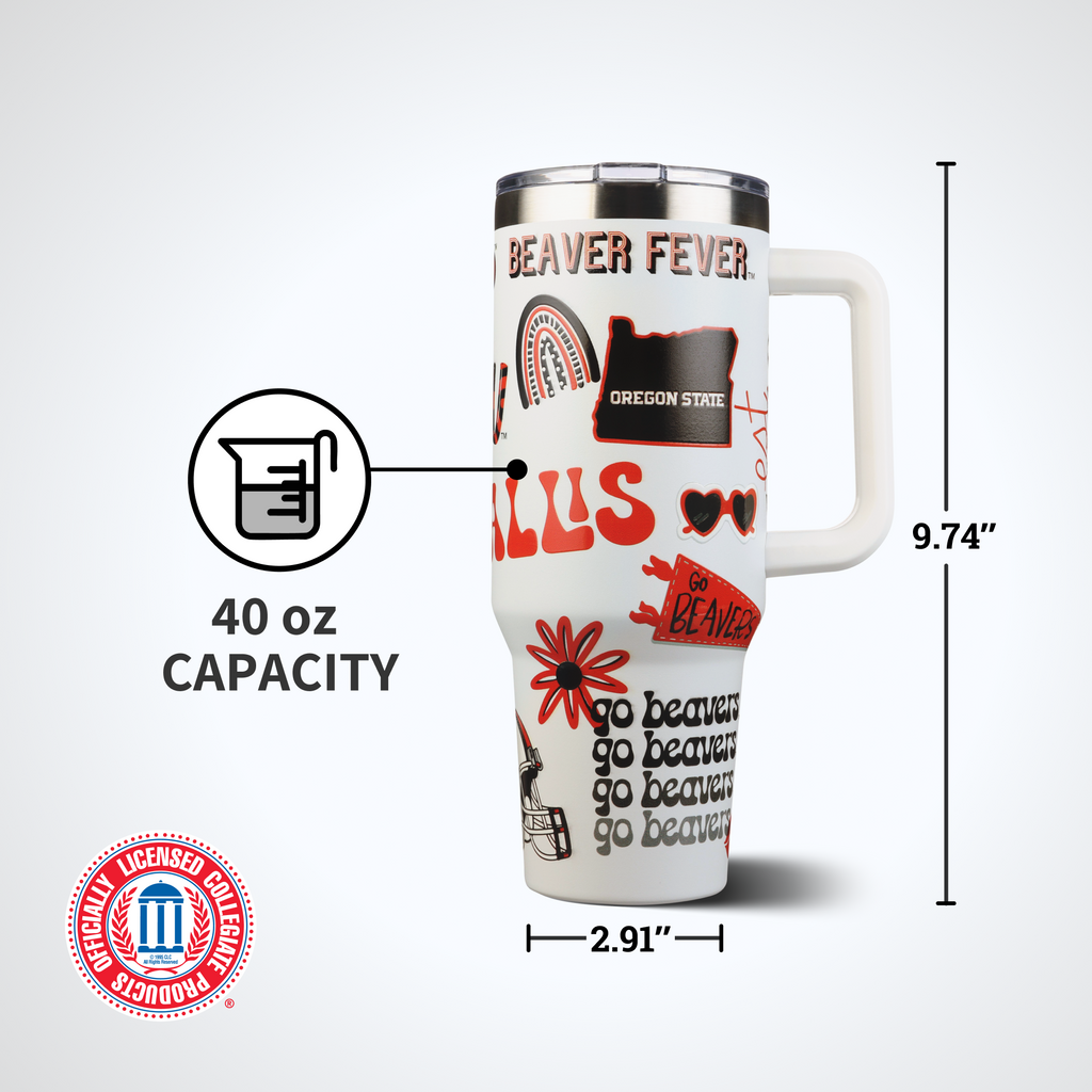 40oz Team Spirit Tumblers I |  Oregon State University