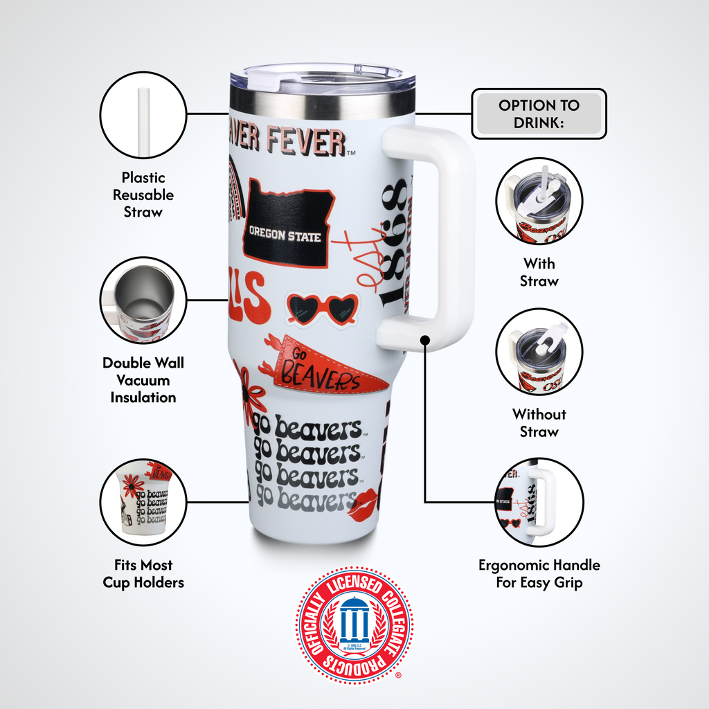 40oz Team Spirit Tumblers I |  Oregon State University
