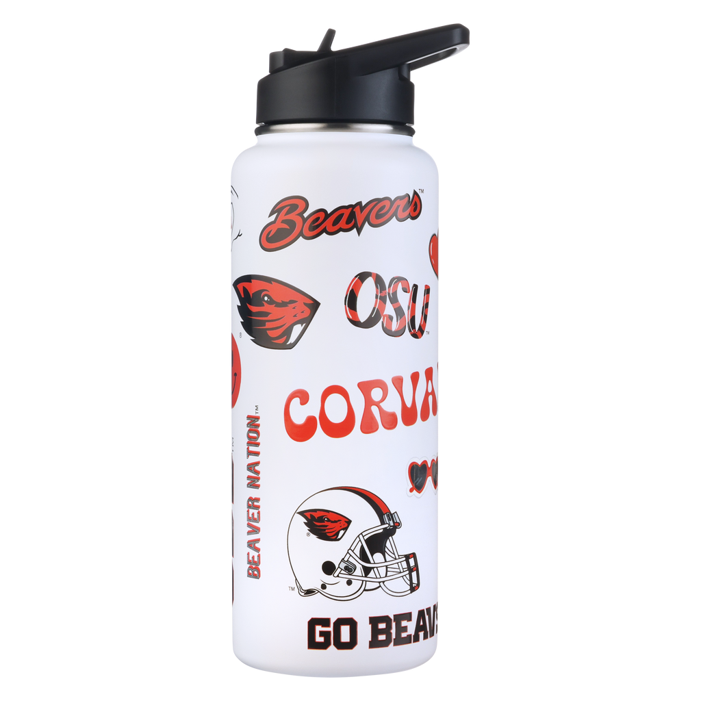 34oz Team Spirit Water Bottle I |  Oregon State University