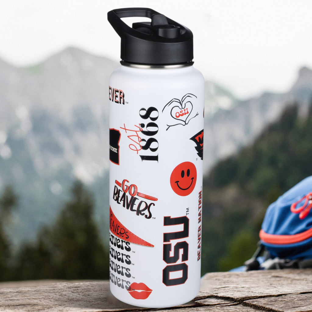 34oz Team Spirit Water Bottle I |  Oregon State University