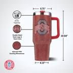 40oz TC Bling Game Tumbler w/ Vintage logo I |  Ohio State University