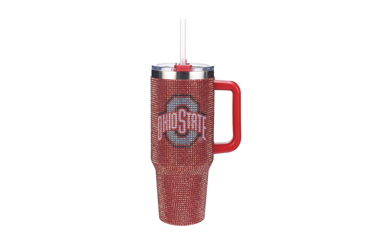 40oz TC Bling Game Tumbler w/ Vintage logo I |  Ohio State University
