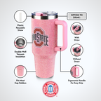 40oz Pink Bing Tumbler I |  Ohio State University