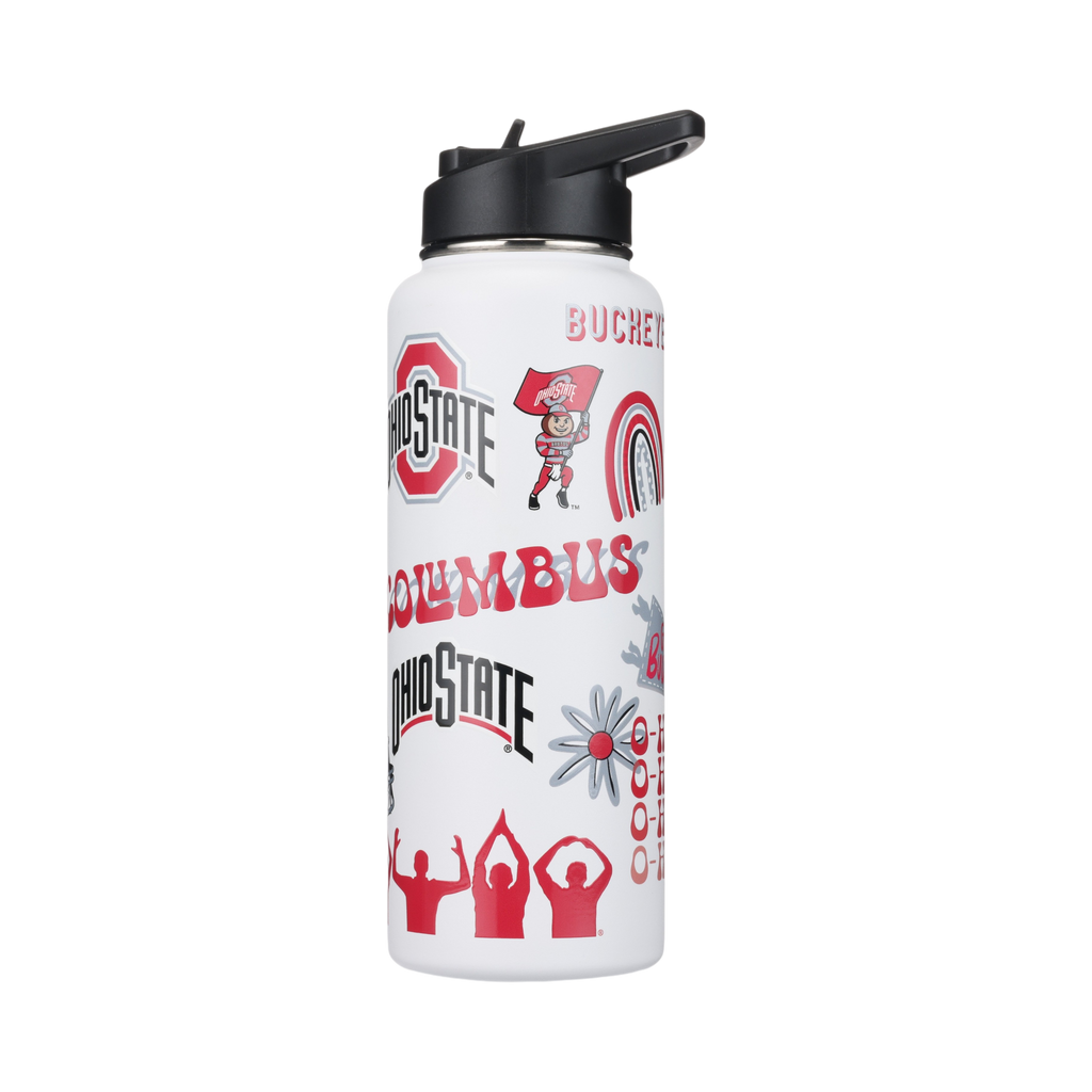 34oz Team Spirit Water Bottle I |  Ohio State University