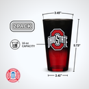 2-Pack Ombre Pint Glasses I |  Ohio State University