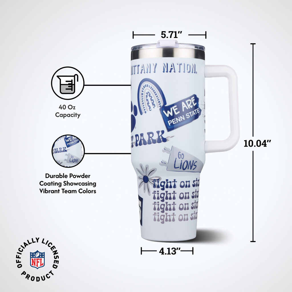40oz Team Spirit Tumblers I |  Penn State University